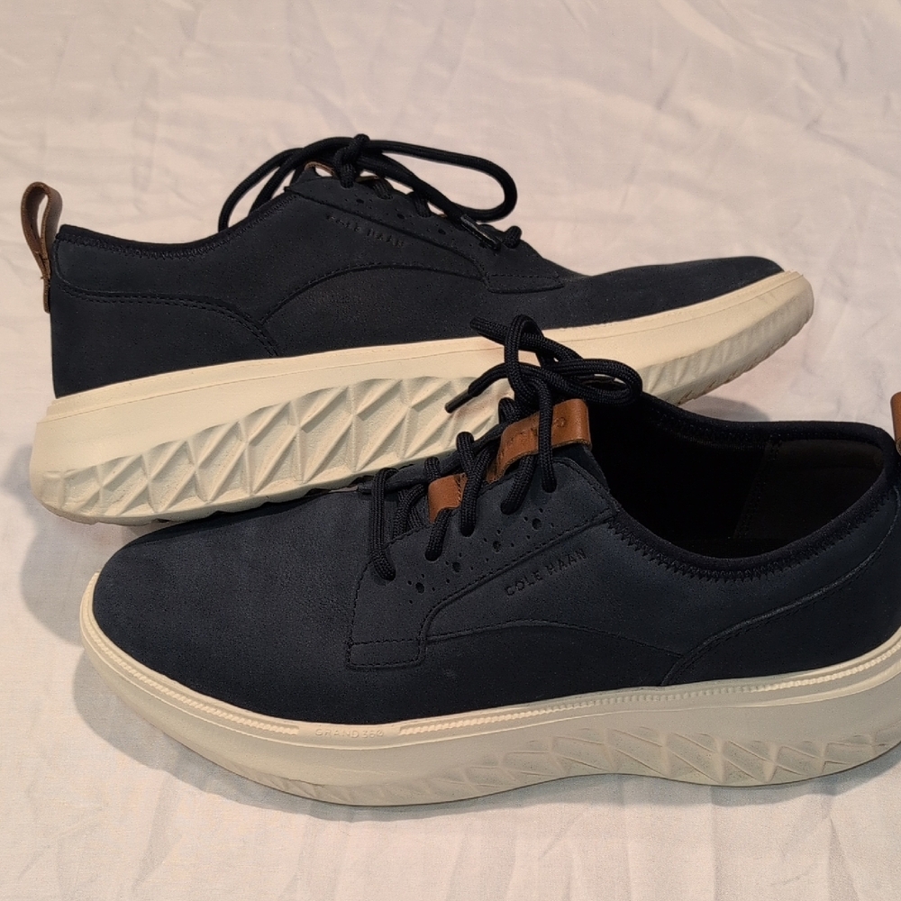 Cole Haan Men's Navy and White Sneakers